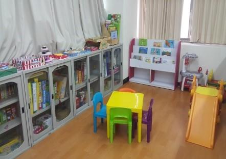 To provide people with childcare service, teaching materials, toys, and book lending service.